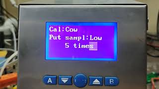 How to calibration of Lactoscan Milk Analyzer [upl. by Moritz]