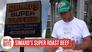 Barstool Beef Review  Simards Super Roast Beef Wilmington MA [upl. by Maridel]