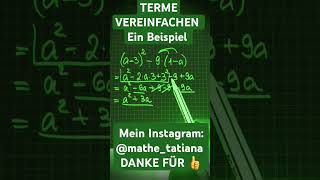 TERME VEREINFACHEN BINOMISCHE FORMELN ANWENDEN youtubeshorts term binom schule zap [upl. by Rizzo]