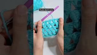 super easy crochet stitches for beginners  Tunisian stitch  entrelac stitch [upl. by Ayvid]