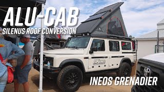 First Look from Overland Expo West AluCab Silenus Roof Conversion For The Ineos Grenadier [upl. by Tiphani]