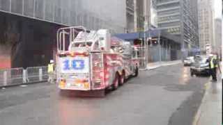 FDNY new Ladder 10 going on a Run [upl. by Riek]