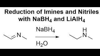 Reduction of Imines and Nitriles with LiAlH4 [upl. by Omoj]