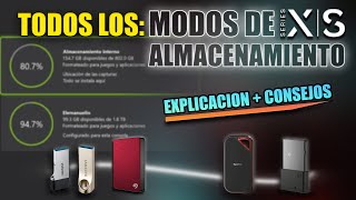 TODOS LOS MODOS DE ALMACENAMIENTO PARA XBOX SERIES S  X  EXPLICACION [upl. by Atineb753]