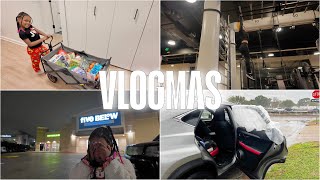 VLOGMAS DAY 8  groceries gym winter lost her phone amp 980 to get my window fixed🎄 Vanessa Lynn [upl. by Worth]