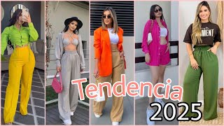 Moda en Tendencia 2025  Prendas y Colores de Temporada ✨️🎀 [upl. by Aieken339]