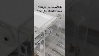 Formalin ChamberSterilization Formalin Tablets [upl. by Puglia]