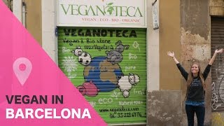 What I Eat Vegan In A Day  Barcelona Spain Part II [upl. by Odraude563]