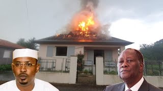 Ça chauffe au tchad Des tchadiens mettent le feu chez Mahamat Deby et exige sa demission [upl. by Barncard]