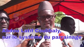 parrainageAbdou Latif Coulibaly le parrainage existe au Sénégal depuis 1993 [upl. by Vizza244]