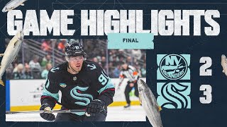 Seattle Kraken vs New York Islanders  1116 Game Highlights [upl. by Olethea]