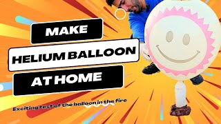 How to make HELIUM balloons at home [upl. by Alket]