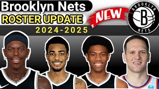 Brooklyn Nets  FINAL LINEUP  TODAY UPDATE  ROSTER REPLACE 202425 nbaupdate [upl. by Montfort]