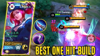 NEW META LAYLA BEST 1 HIT BUILD 2024  BUILD TOP GLOBAL LAYLA 2024  MLBB [upl. by Nylra111]