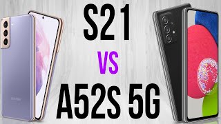 S21 vs A52s 5G Comparativo [upl. by Harrus]