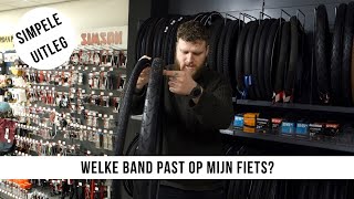 Welke band past op mijn fiets Simpele uitleg bandenmaten [upl. by Eryt]