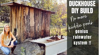 Building a duck house with pool  Simple duck house ideas [upl. by Burnley]