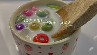 ice  wood soup lofi ASMR  no talking [upl. by Androw]