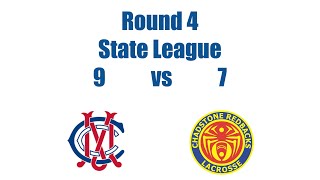 State League  MCC vs Chadstone  180524 [upl. by Eilyw]