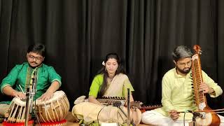 Timiro Abagunthaney Raag Hamir Esraj Instrumental [upl. by Dnaletak]