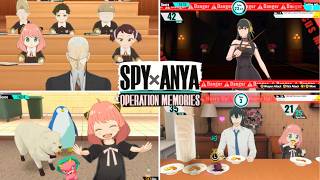 SPY×ANYA Operation Memories  All 17 MiniGames Gameplay PS5 4k [upl. by Gawain]