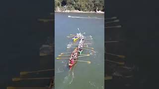 4 Boats CRASH In Race boat drone [upl. by Charmaine144]