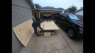 Building a Vintage looking camper Assembling the floor of the Tear drop vintage wooden camper [upl. by Karyl]