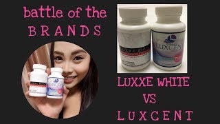 LUXXE WHITE VS LUXCENT review  glutathione battle of the brands [upl. by Courtund]