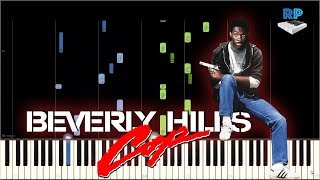 Axel F  Beverly Hills Cop  Synthesia Piano Tutorial [upl. by Born]