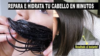 TRATAMIENTO CASERO PARA EL CABELLO SECO Y MALTRATADO CABELLO SIN FRIZZ Y SIN PUNTAS ABIERTAS [upl. by Aes]