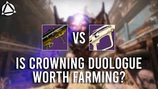 CROWNING DUOLOGUE GOT NEW PERKS IS IT WORK FARMING [upl. by Anelem]