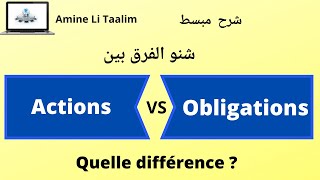 Actions et Obligations  Différence [upl. by Ennagrom317]