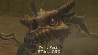 Twilit Fossil STALLORD Boss Fight  The Legend of Zelda Twilight Princess HD [upl. by Cohlier]