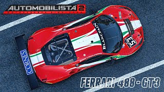 Automobilista 2 Testei a Ferrari 488  GT3 Em Monza MOD BeamEyeTracker [upl. by Nylloc]