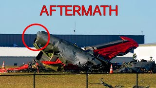 Multiple Planes crash at Dallas Airshow  Aftermath  Best Angle [upl. by Anelhtac]