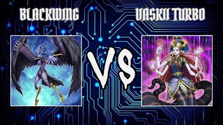 Blackwing vs Vaskii Turbo  Yugioh Edison Format  Dueling Book [upl. by Tibbitts551]