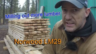 A day on the sawmill Norwood LM29  norwood portable sawmills [upl. by Sivie594]