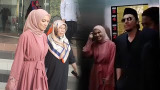 Puteri Sarah naik satu lif dengan Syamsul bergegas tinggalkan mahkamah [upl. by Eyllib]