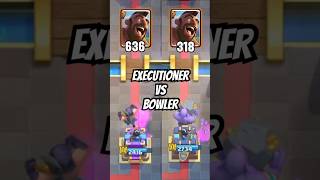 Executioner Vs Bowler with win conditions clashroyale shorts [upl. by Porte42]