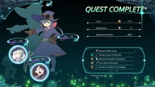 Little Witch Academia Chamber of Time Constanze evaporates a boss with one move [upl. by Skurnik]