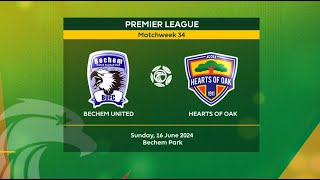 Live  Bechem United 11 Hearts of Oak  Halftime Studio Discussions  GPL MD34 [upl. by Ditter97]