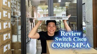 Review C930024PA Catalyst 9300 24port 1G copper with modular uplinks PoE Network Advantage [upl. by Aynik]