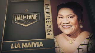 Lia Maivia  WWE Hall of Fame Class of 2024 [upl. by Tabbatha257]