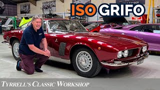 Iso Grifo The Italian Stallion with an American Heart  Tyrrells Classic Workshop [upl. by Sherwood]