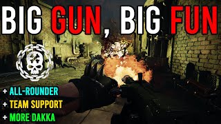 BIG GUN BIG FUN  Ogryn Build Overview  Full Auric Damnation HISTG Match [upl. by Larok]