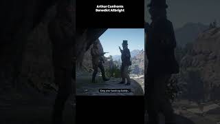 Arthur Confronts Benedict Allbright  RDR2 arthurmorgan rdr2 reddeadredmption2 shorts [upl. by Hartnett905]