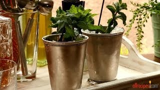 How to Make Mint Juleps  Cocktail Recipes  Allrecipescom [upl. by Luapsemaj]