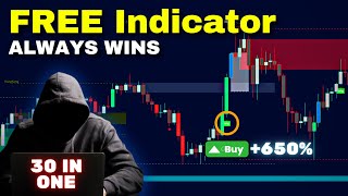 30 INDICATORS in ONE FREE Indicator on TradingView Gives PERFECT Signals  100 Profitable Strategy [upl. by Hanahs]