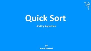 Sorting Algorithm  Quick Sort  step by step guide [upl. by Lanna]