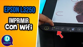 Epson L3250  Imprimir desde Pc o Laptop con WiFi de casa [upl. by Otilia]